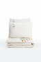 L'essentiel linge de maison Juego de funda de edredón Delbin - Pink, Rosa y Blanco, Doble